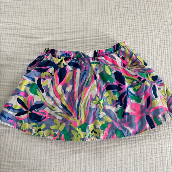 Lilly Pulitzer Other - Lilly Pulitzer Pink and Blue Floral Skort